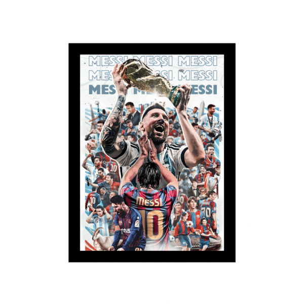 ''Messi - World Champion Frame''